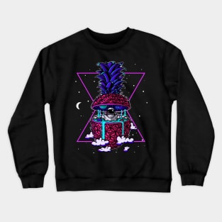 Juicy Intergalactic Pineapple Astronaut Chillin Crewneck Sweatshirt